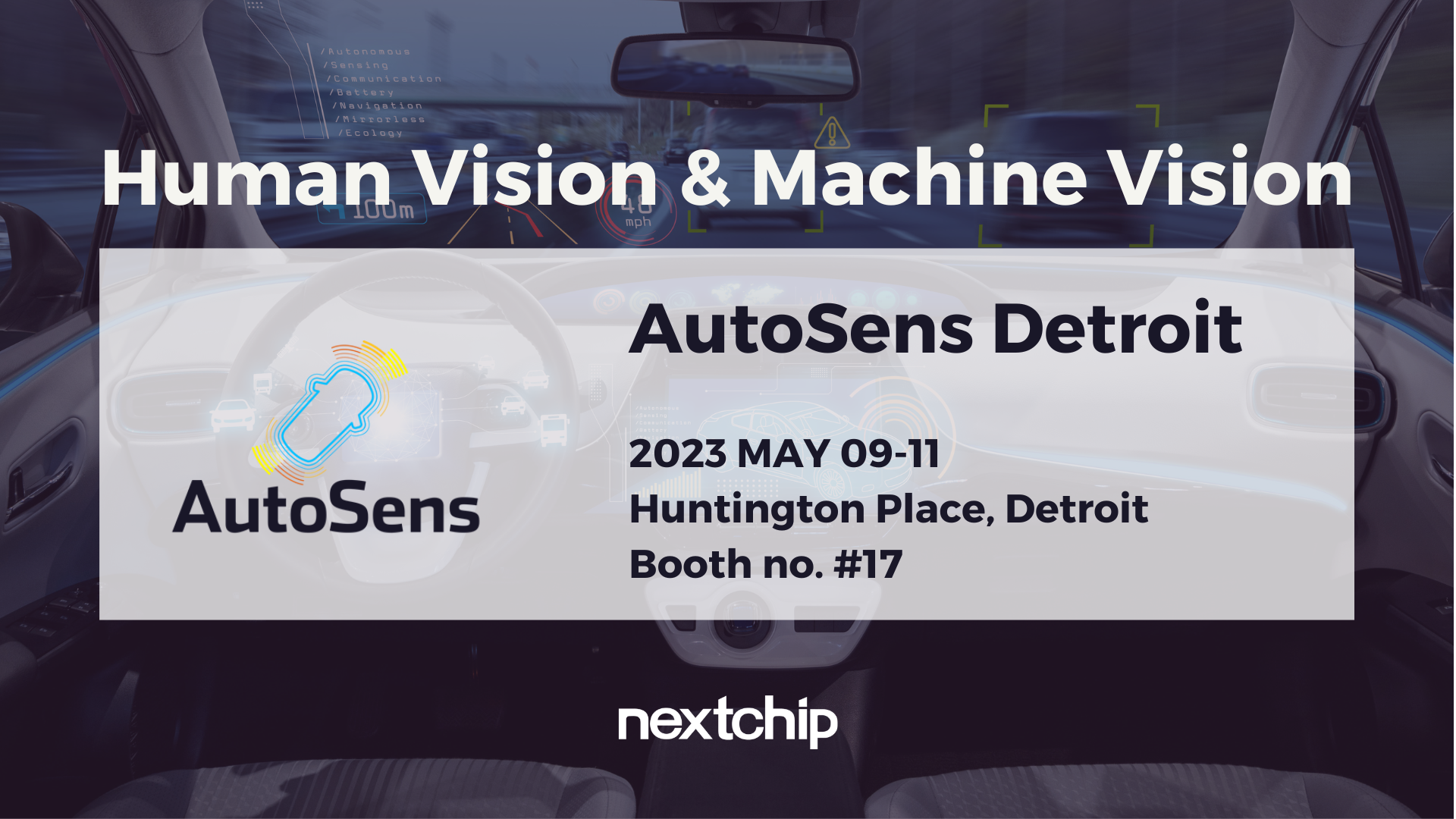 [Upcoming Event - AutoSens Detroit]